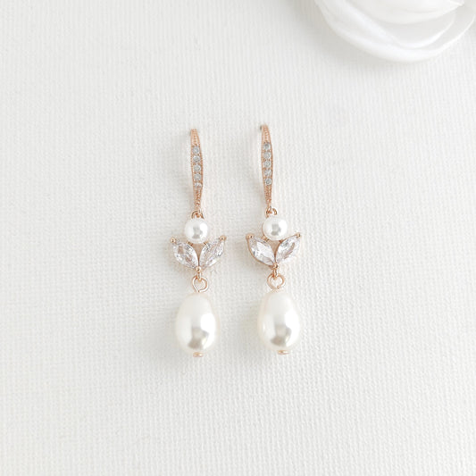Jewellery Set for Brides in Simple Design- Rose Gold- Leila