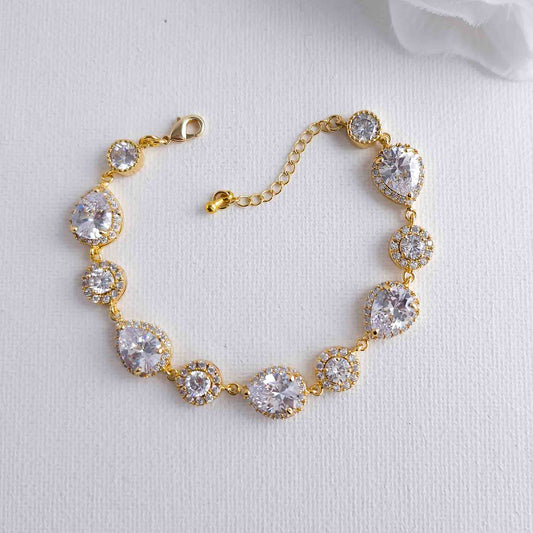 Gold Bracelet for Women and Brides-Emerita