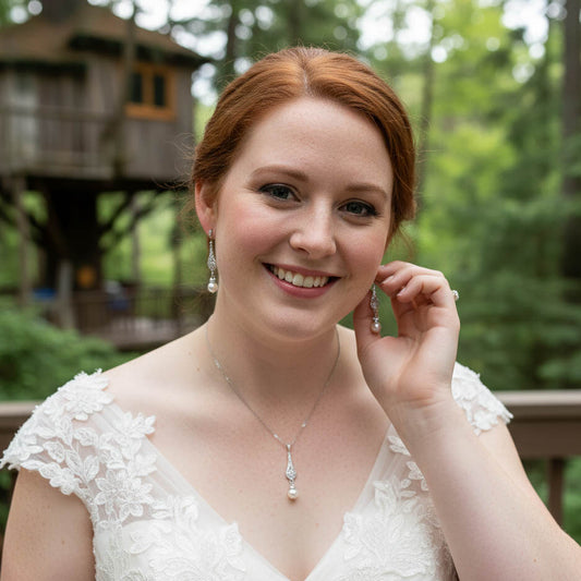 Vintage Inspired Wedding Jewellery Set- Lisa