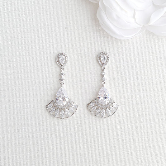 Sparkling Cubic Zirconia Jewellery Set for Weddings & Special Occasions - Ilana