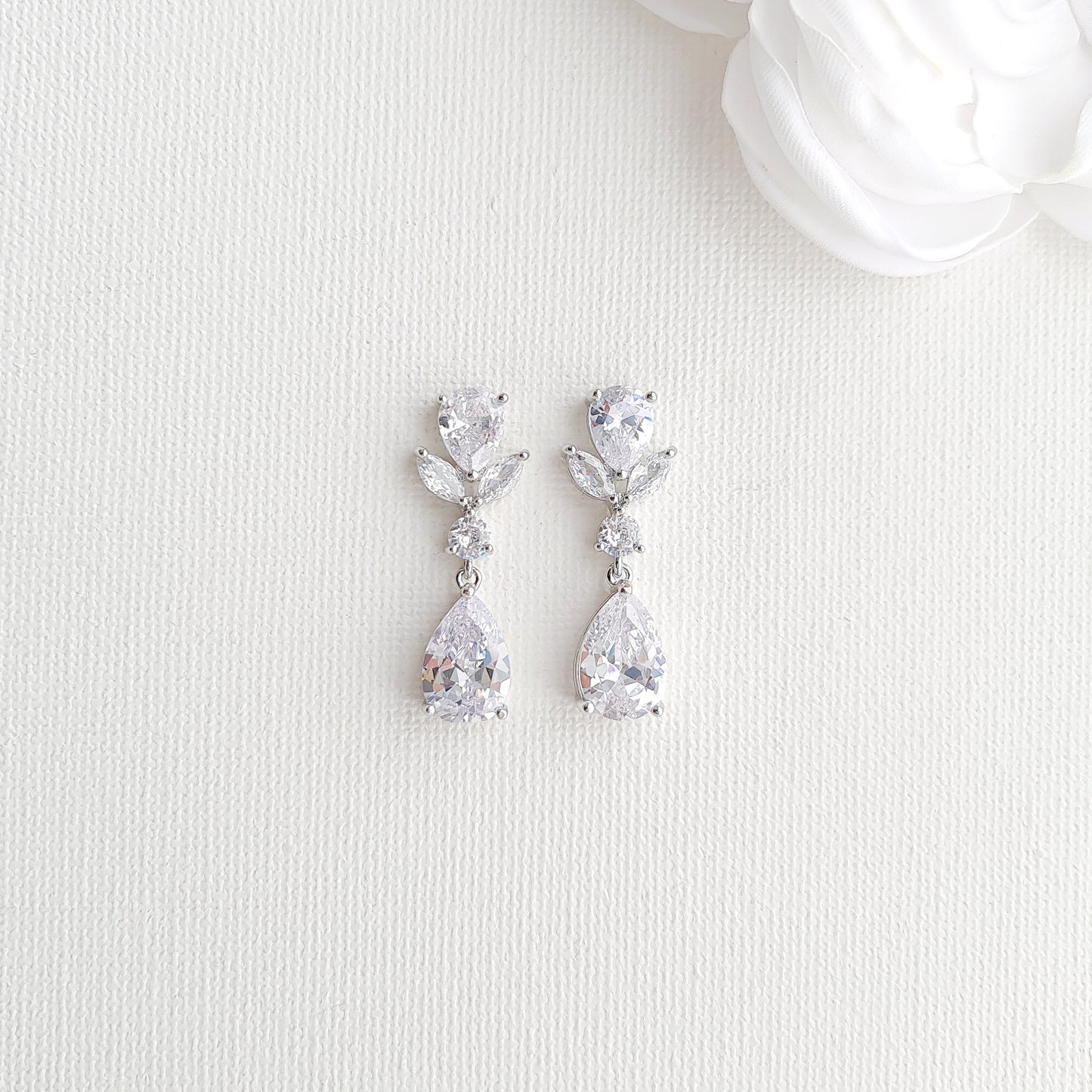 Dainty Wedding Jewellery Set- Nicole