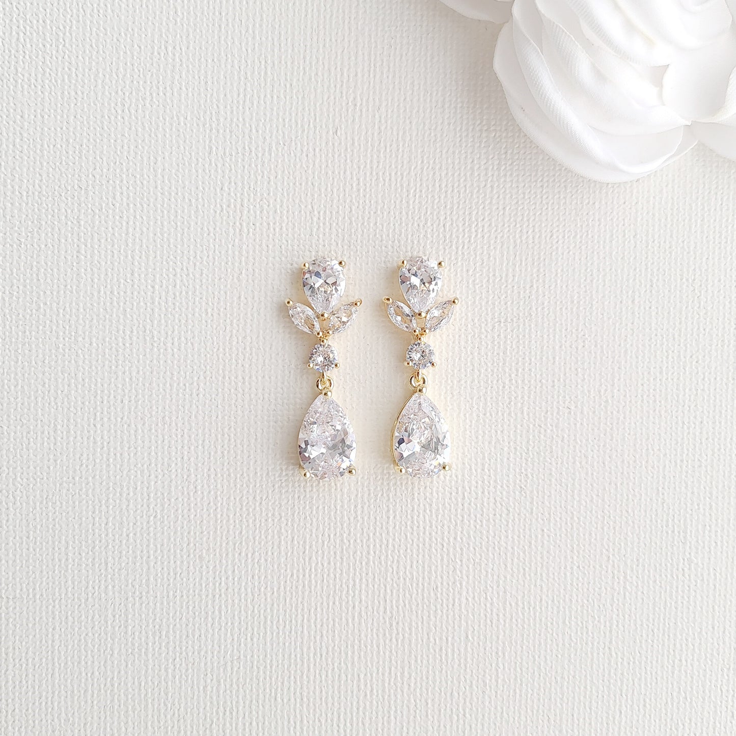 Dainty Wedding Jewellery Set- Nicole