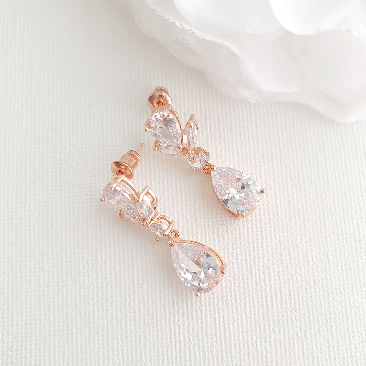 Dainty Wedding Jewellery Set- Nicole