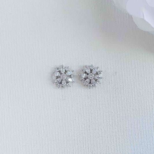 Flower Earrings Studs- Chelsea