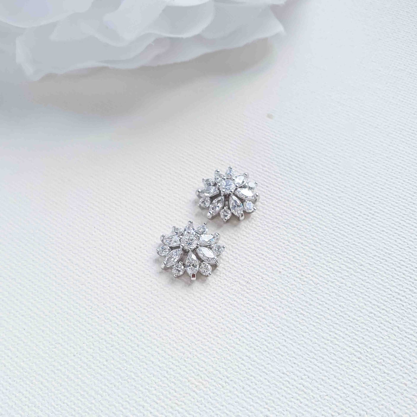 Flower Earrings Studs- Chelsea