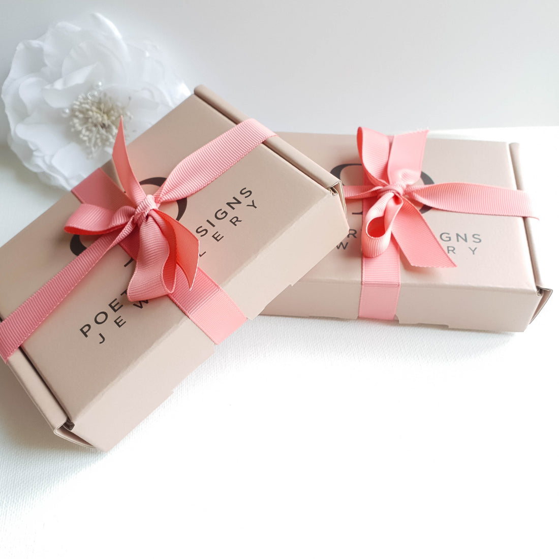 Long Bride Earrings in Rose Gold- Gianna