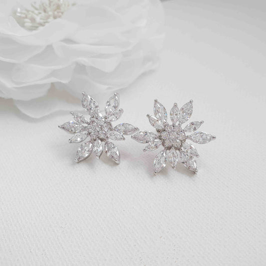 Big Stud Earrings-Spring