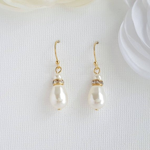 Simple Gold Earrings-June