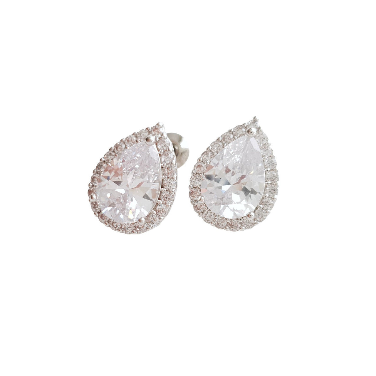 Teardrop Stud Earrings- Emma