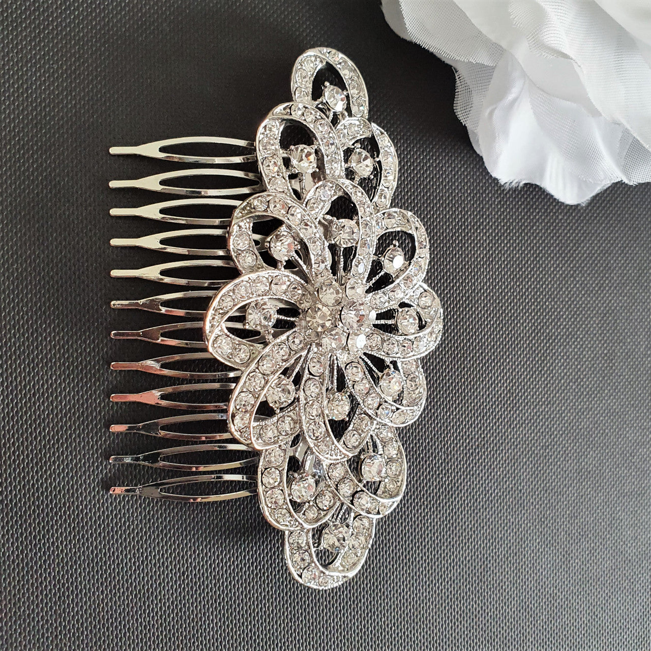 Vintage Bridal Comb for Weddings- Abby