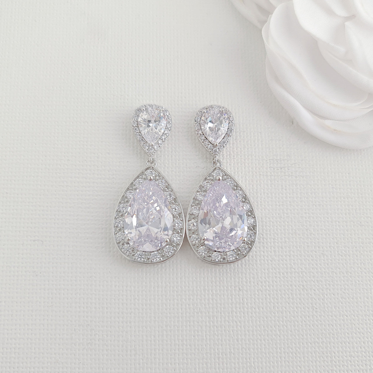 Bridal Drop Earrings Evelyn