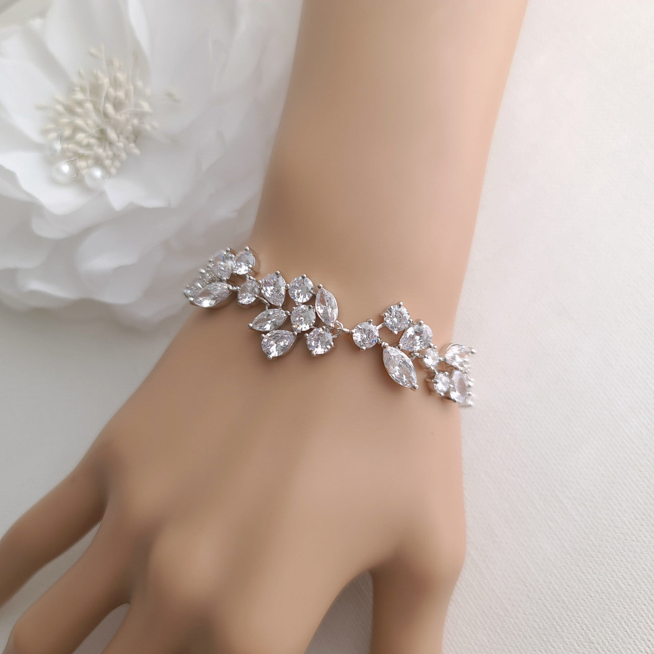 Rose gold Wedding Bracelet- Nicole