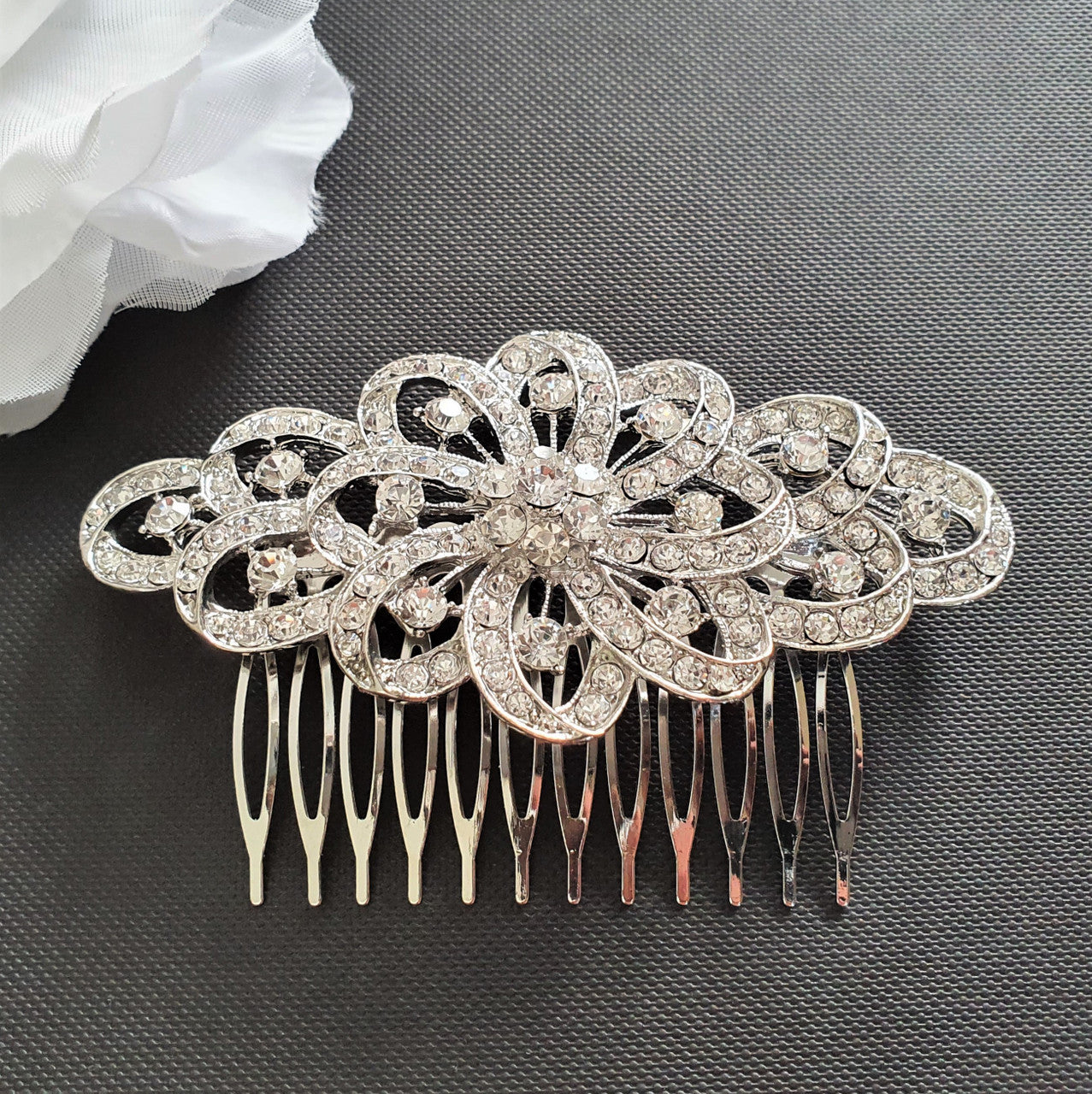 Vintage Bridal Comb for Weddings- Abby