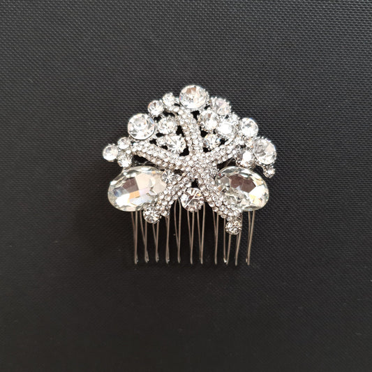 Starfish Hair Comb For Brides & Bridesmaids-Starfish