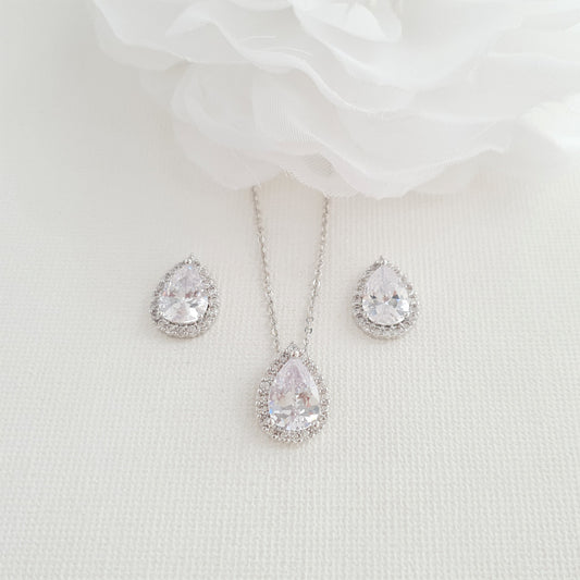 A Classic Rose Gold Jewellery Set: The Perfect Bridesmaid Gift-Emma