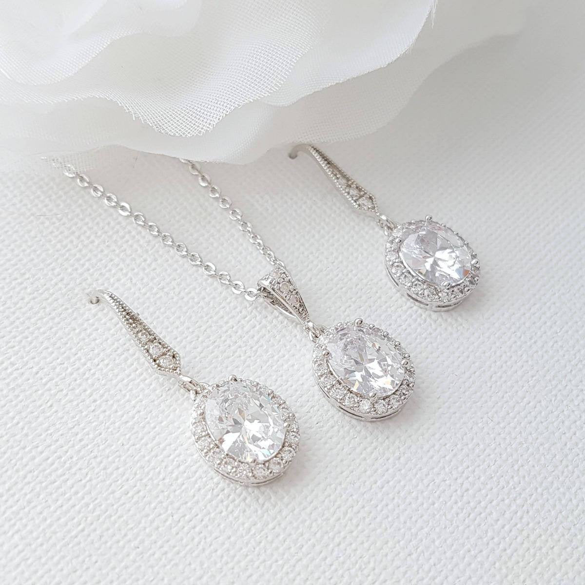 Bridal Party Jewellery Set Gold-Emily