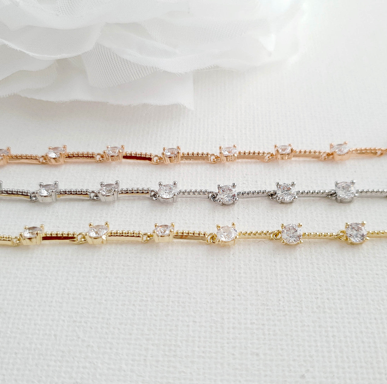 Minimal Pearl Jewellery Set for Weddings-Ginger