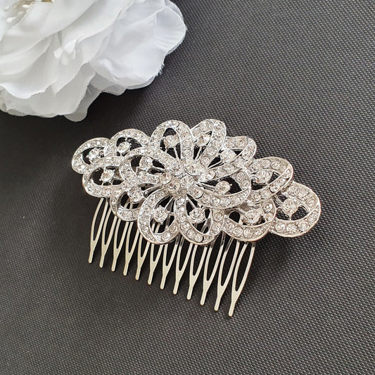 Vintage Bridal Comb for Weddings- Abby