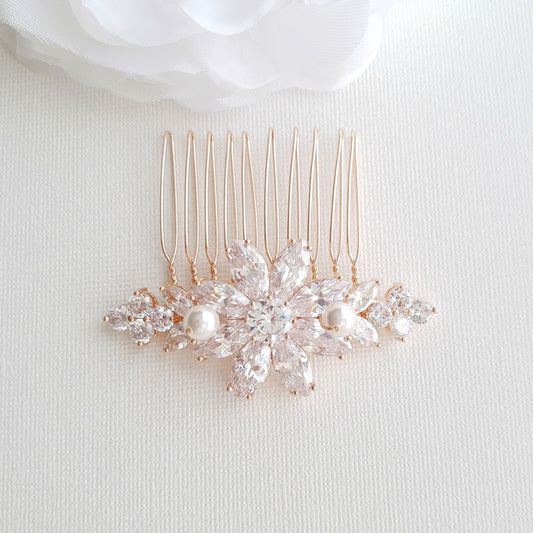 Daisy Flower Hair Comb for Brides- Daisy
