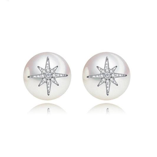 Large Pearl stud Earrings