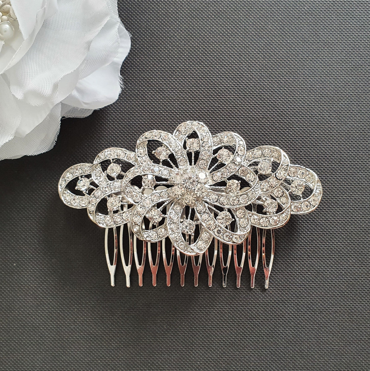 Vintage Bridal Comb for Weddings- Abby
