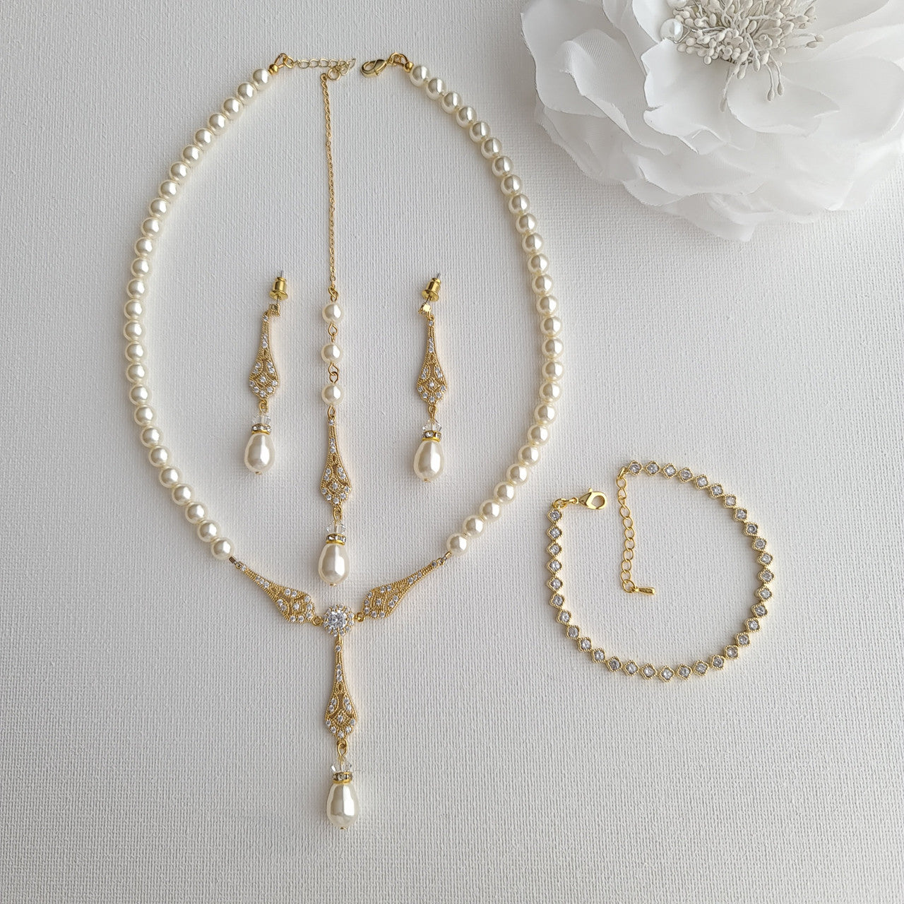 Pearl Necklace Set-Lisa