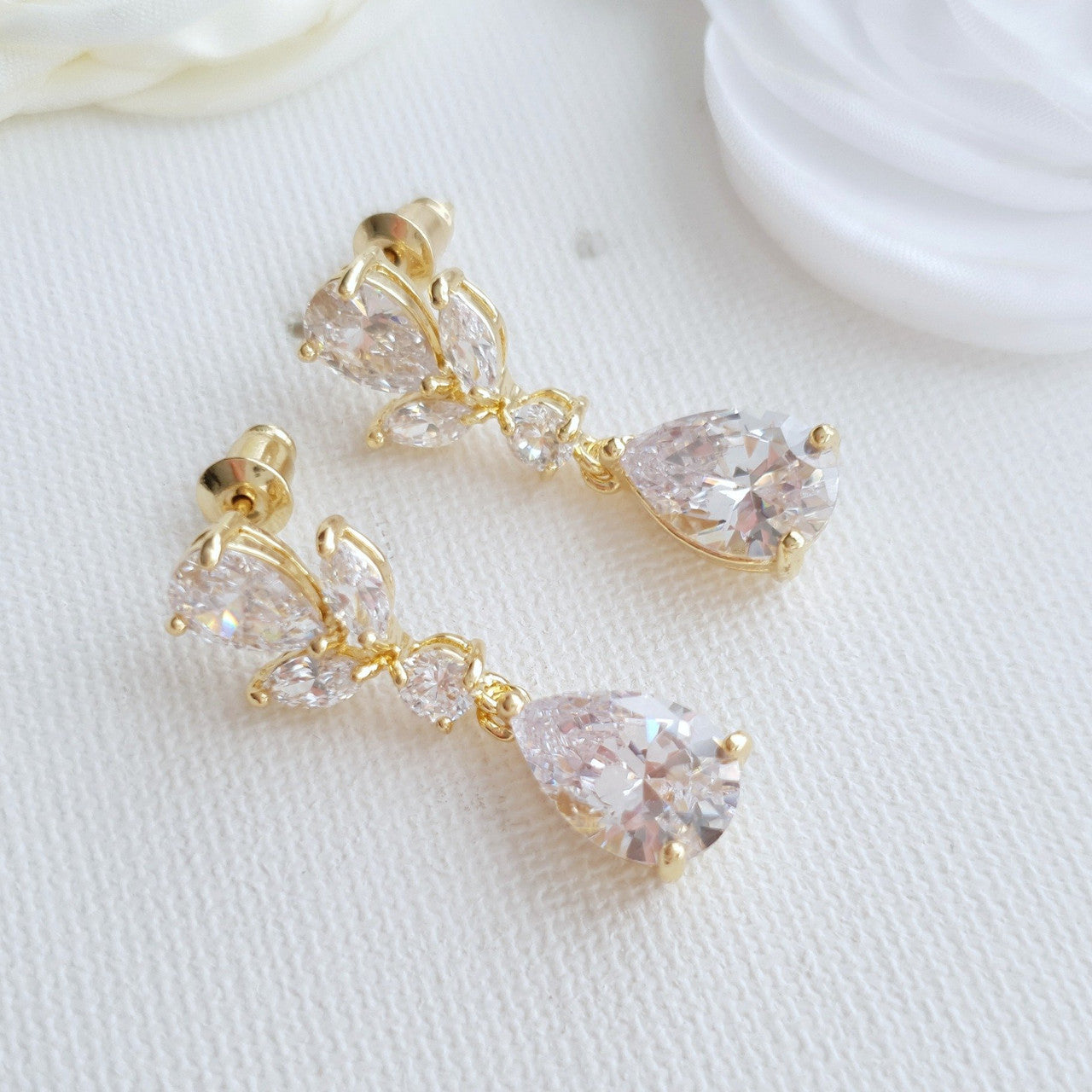 Dainty Drop Earrings- Nicole