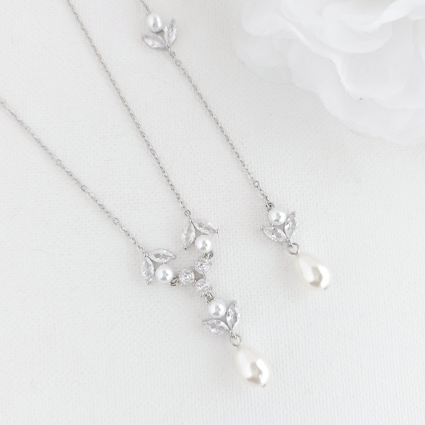 Delicate Back Jewellery for Wedding Dress-Leila