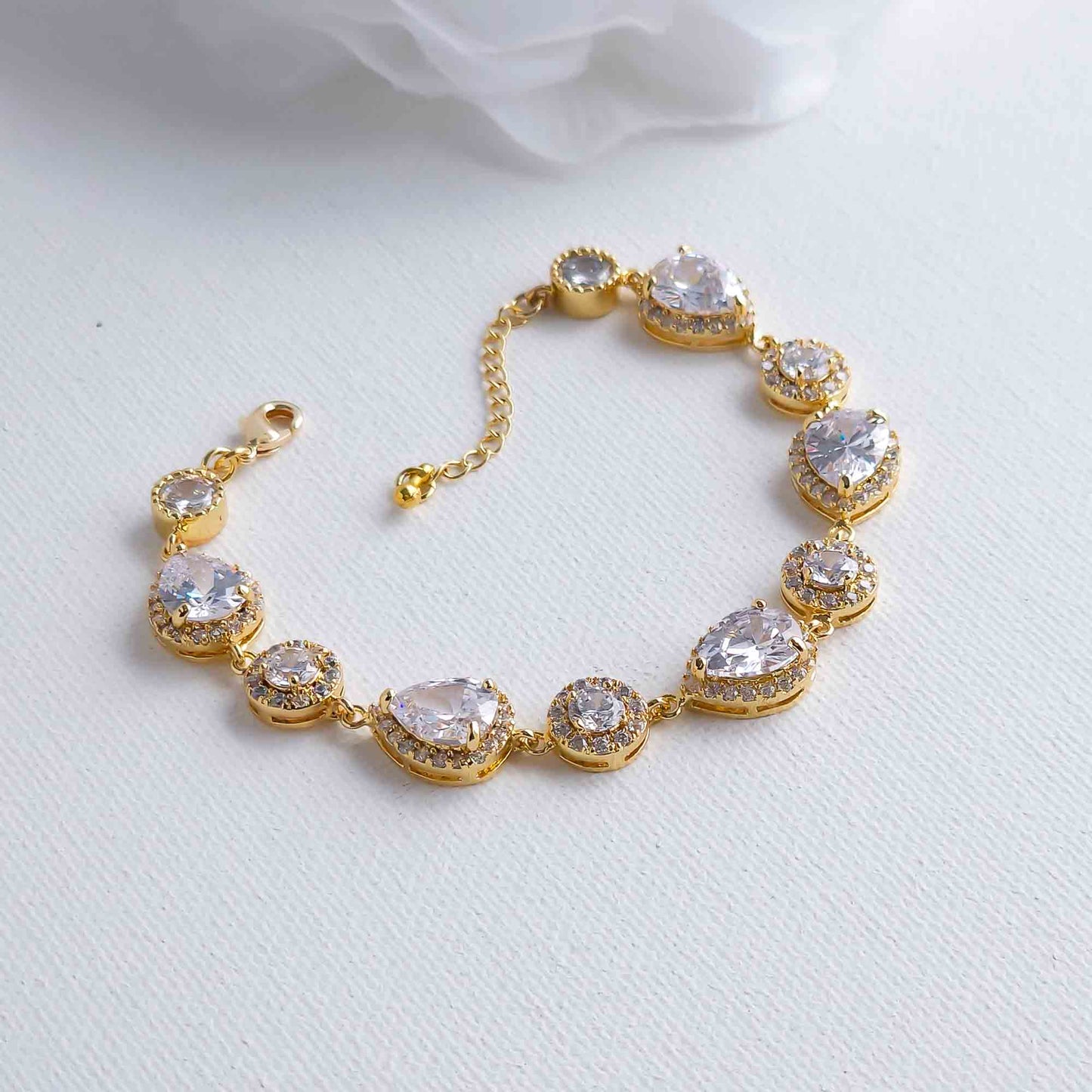 Gold Bracelet for Women and Brides-Emerita