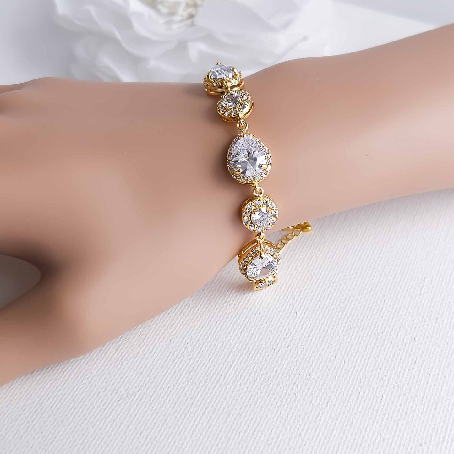 Gold Bracelet for Women and Brides-Emerita