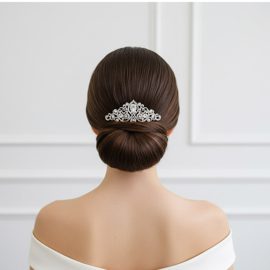 Vintage Style Classic Hair Comb For A Traditional Bridal Look - Estelle
