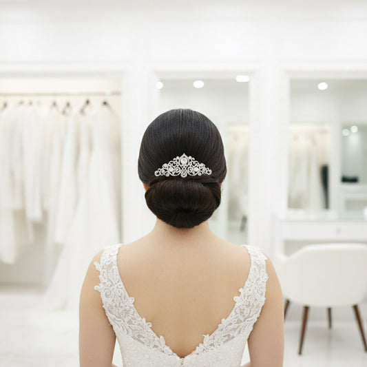 Vintage Style Classic Hair Comb For A Traditional Bridal Look - Estelle