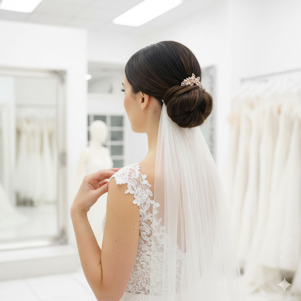 Gold Leaf Hair Comb: Modern Design for a Timeless Classic Bridal Look– Kerry