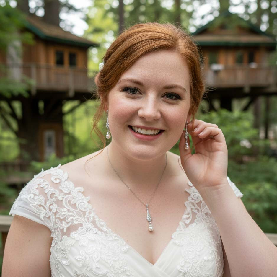 Pearl Drop Clip On Earrings for Weddings - Lisa