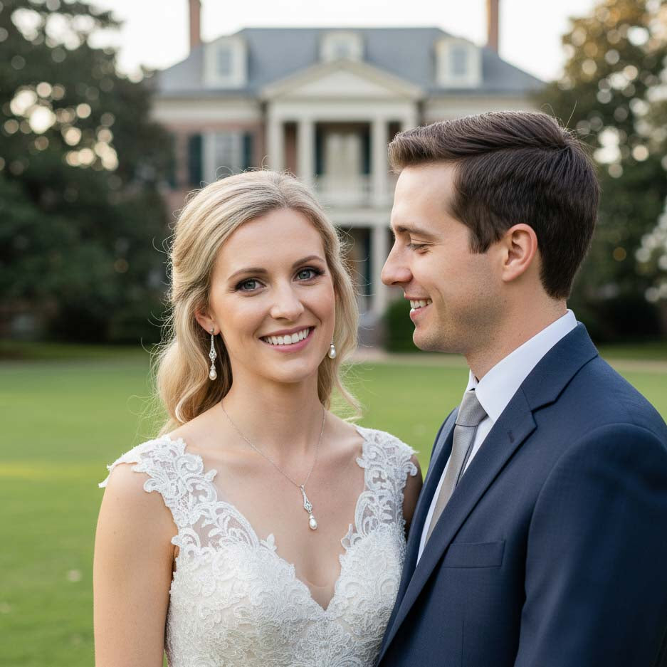 Pearl Drop Clip On Earrings for Weddings - Lisa