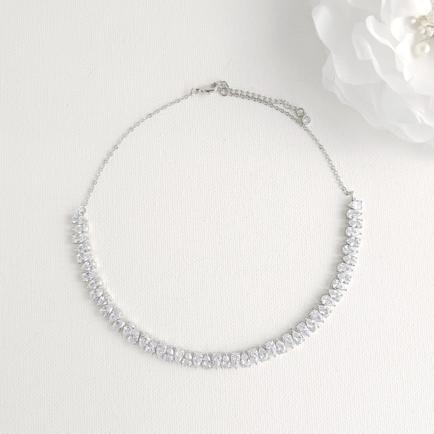 Regal Gold CZ Choker Set: Bride, Wedding & Occasion Elegant Statement Jewellery -Talia