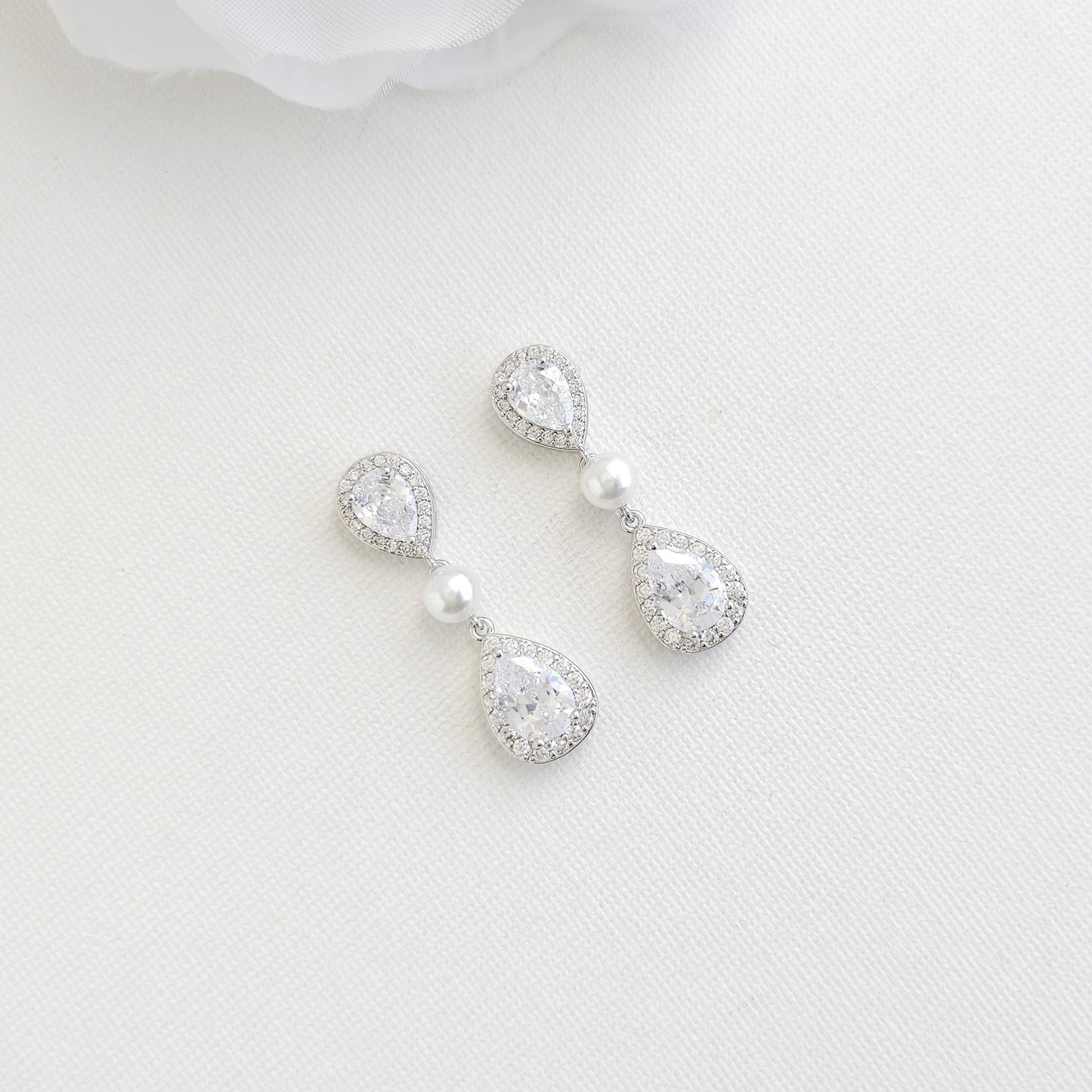 Classic Rose Gold Bridal Jewellery Set - Emma
