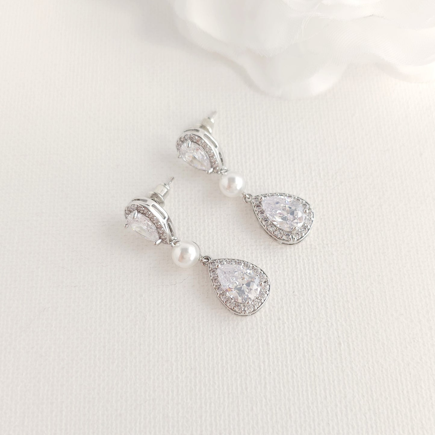 Classic Rose Gold Bridal Jewellery Set - Emma