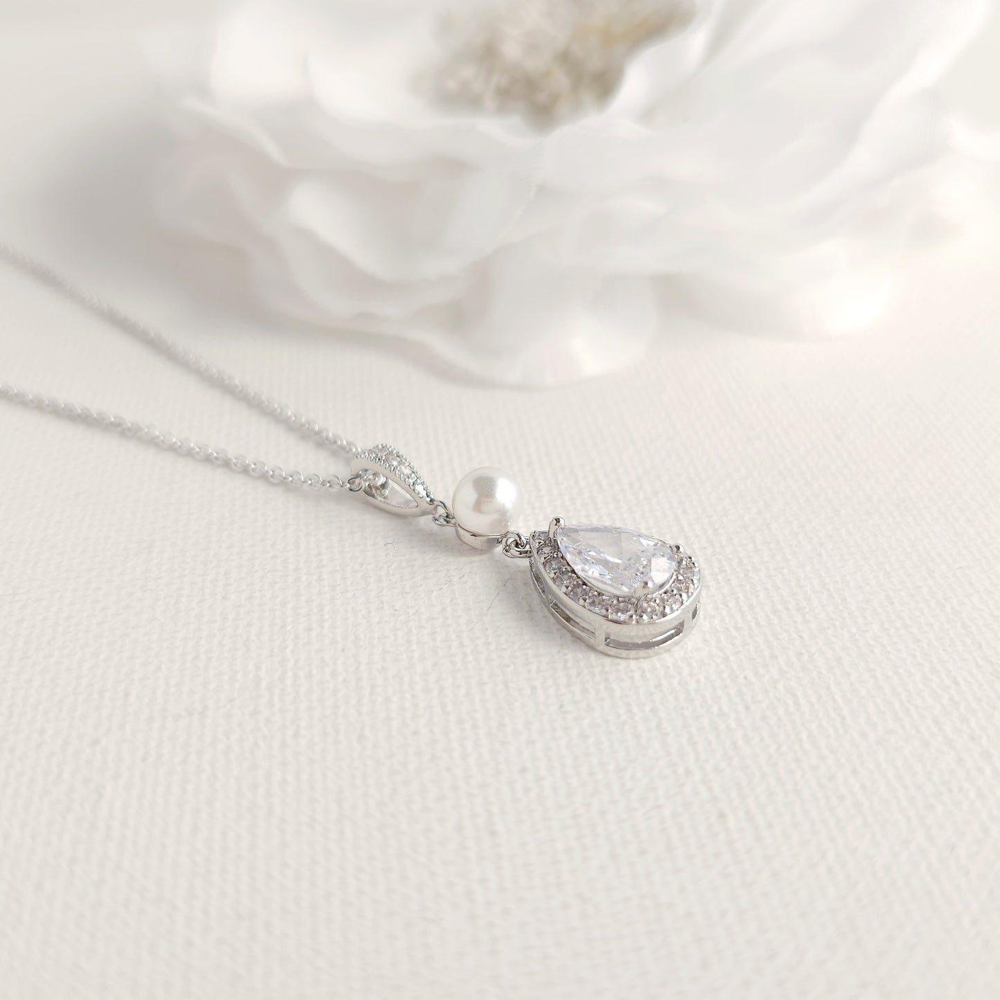 Classic Rose Gold Bridal Jewellery Set - Emma
