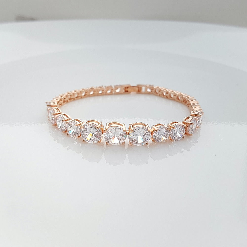 Rose Gold Bracelet for wedding Nora