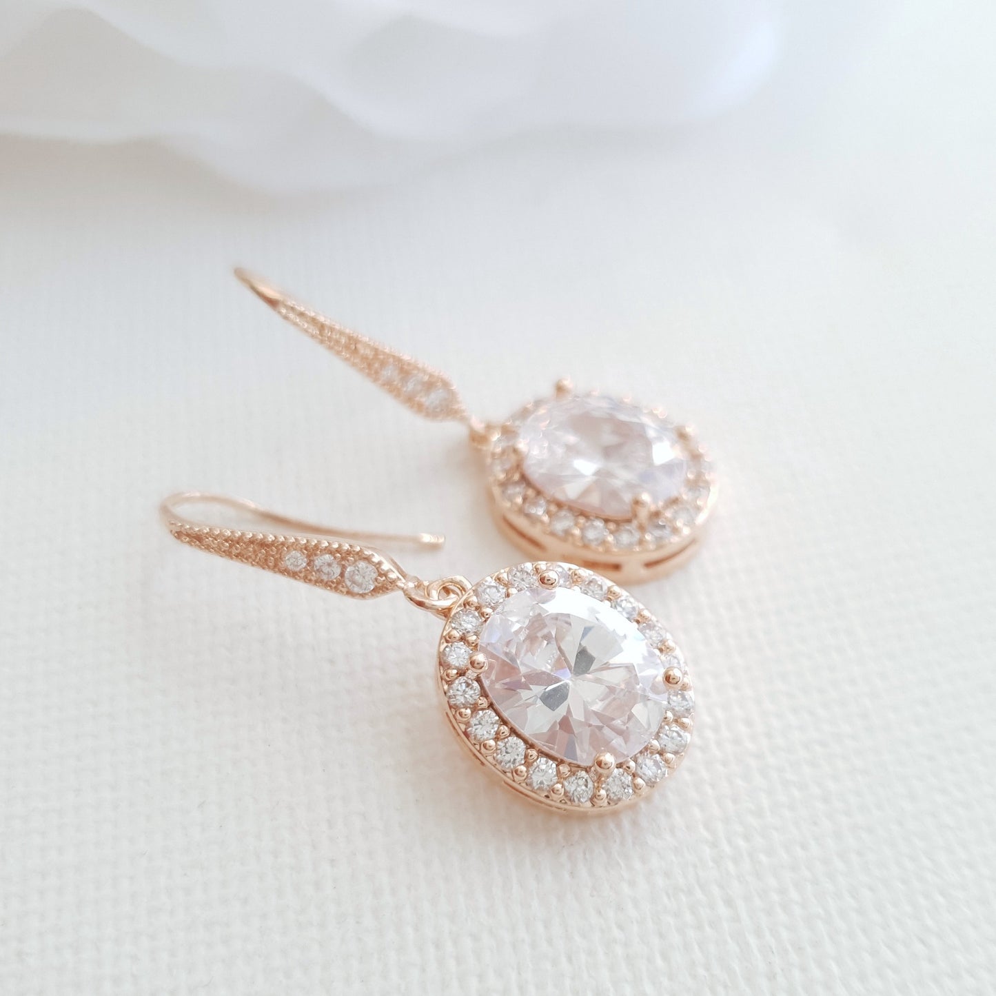 Small Gold Dangle Earrings Emily