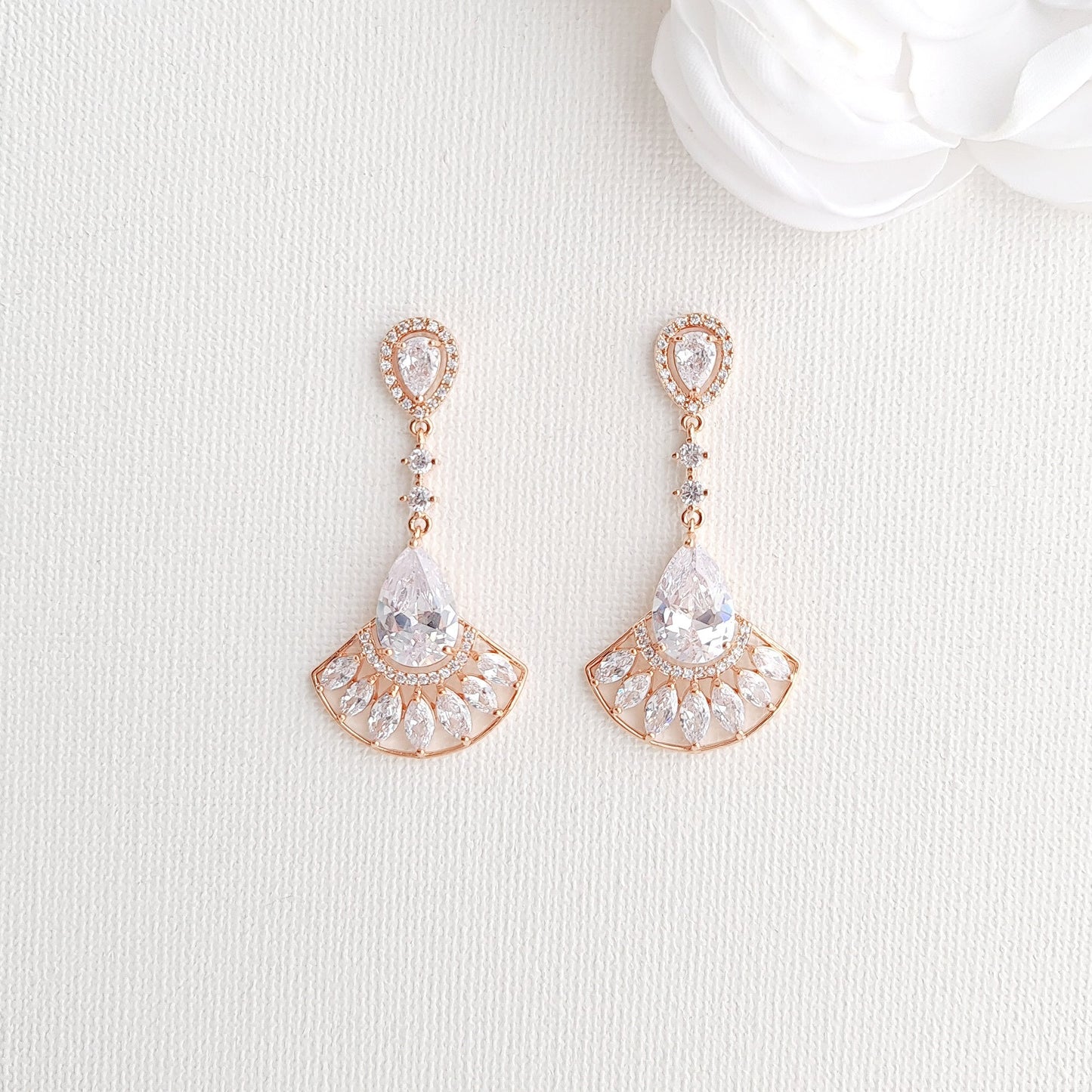 Special Occasion Earrings Necklace Bracelet Jewellery Set-Ilana