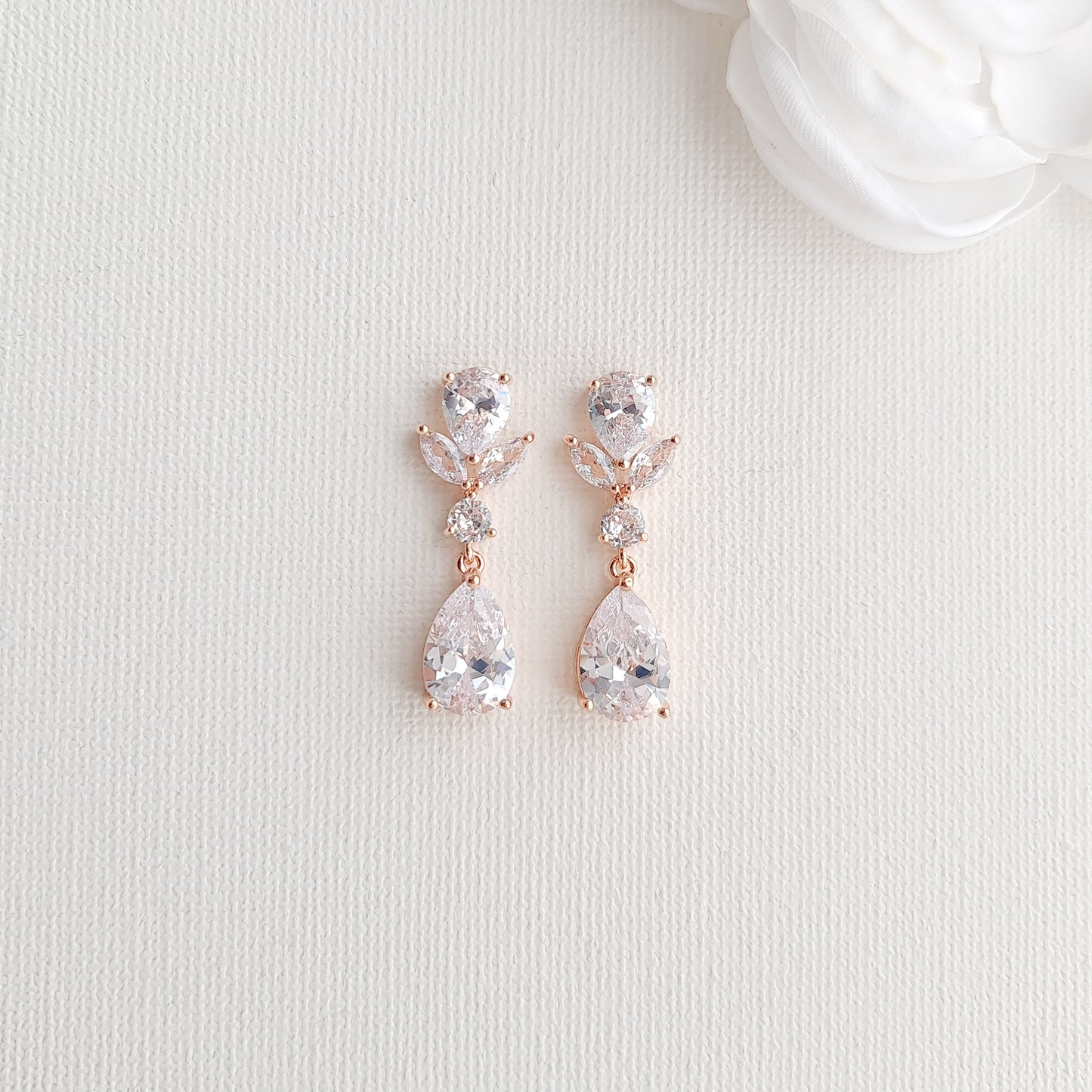 Dainty Wedding Jewellery Set- Nicole