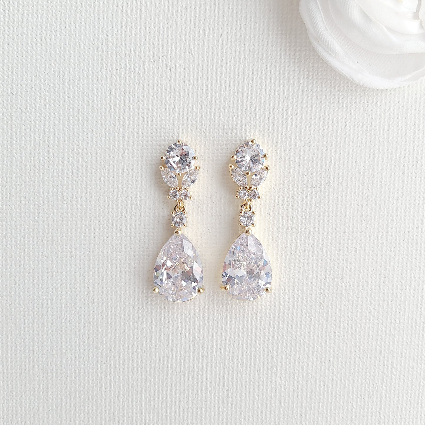 Clear CZ Jewellery Set-Mary