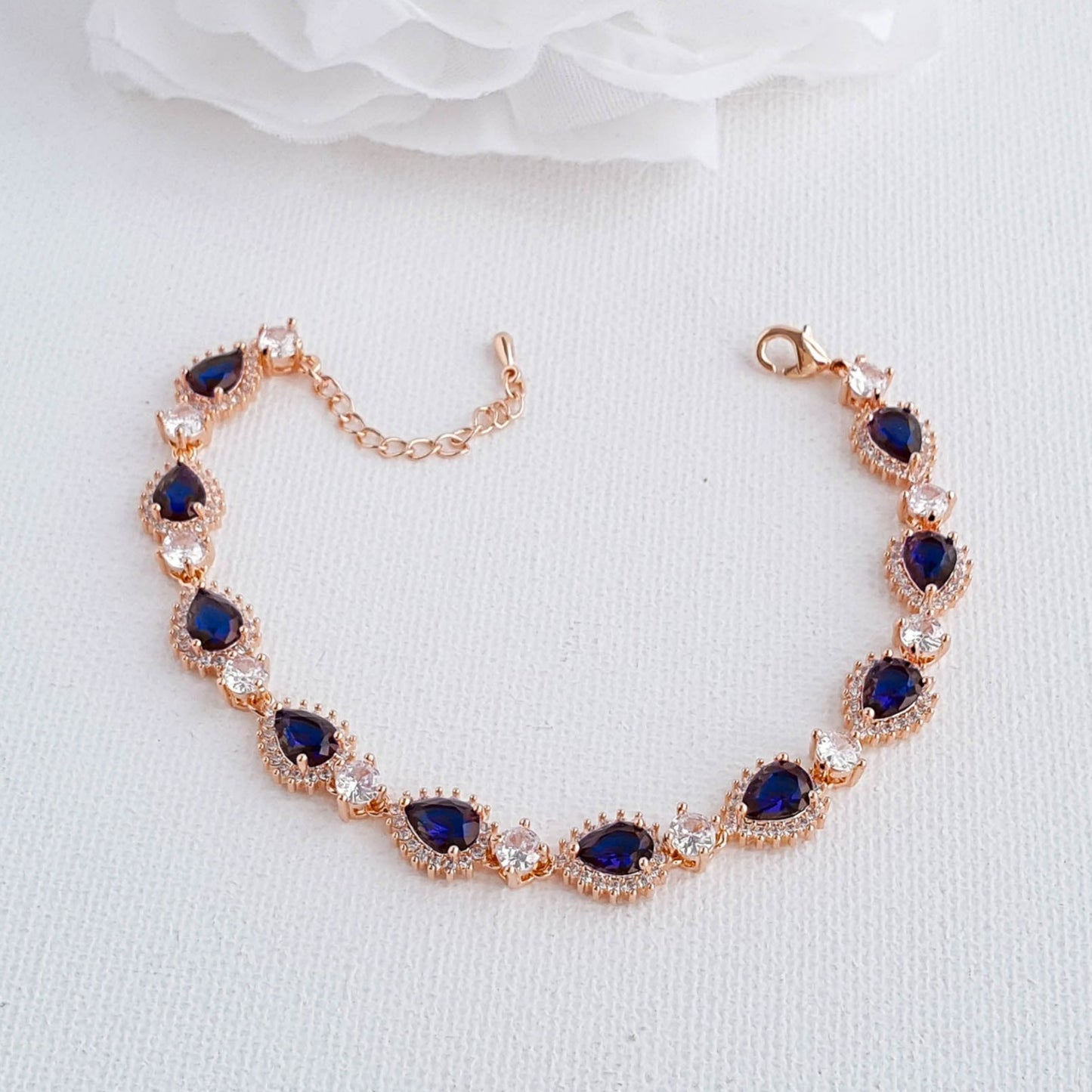 Blue Bridal Bracelet-AOI