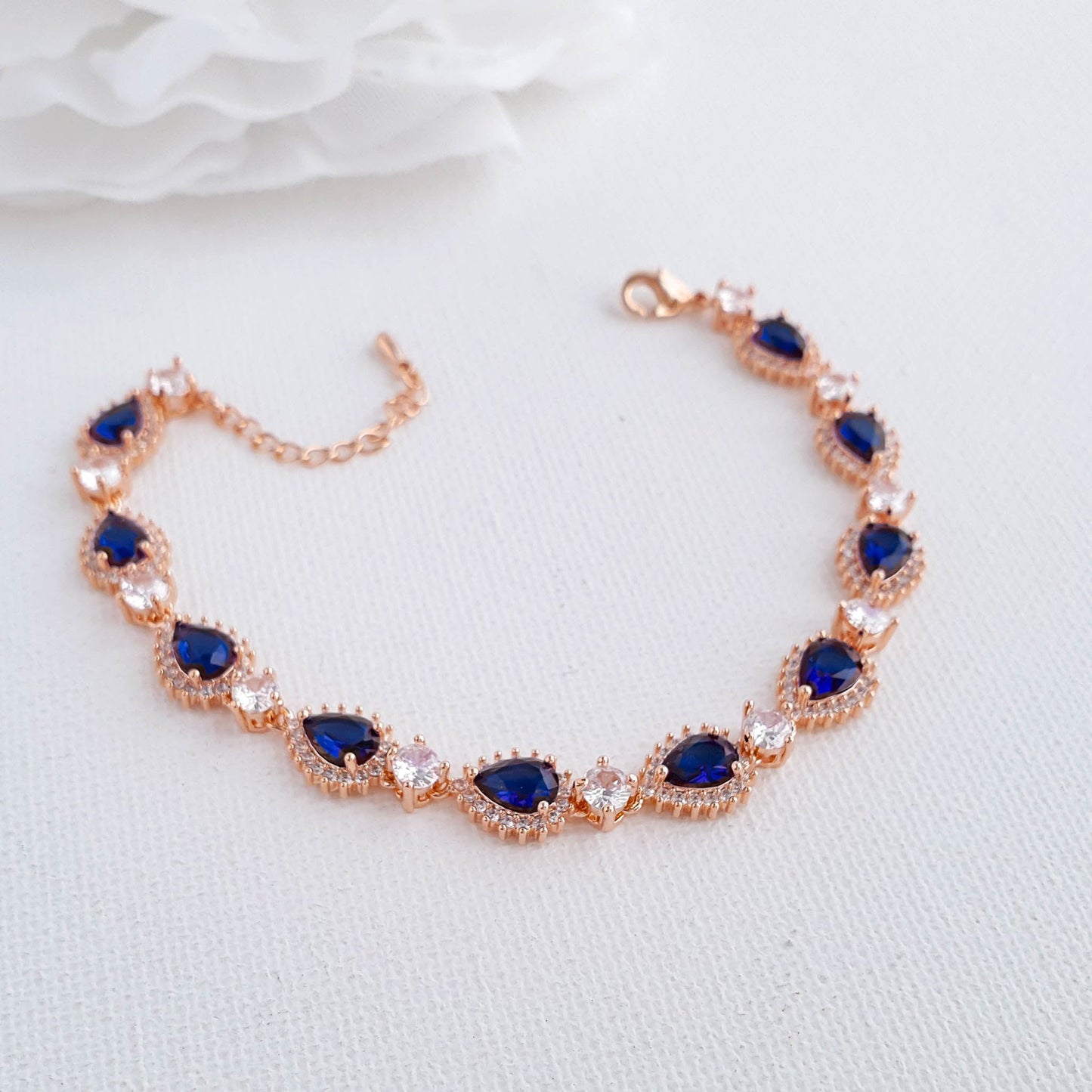 Blue Bridal Bracelet-AOI
