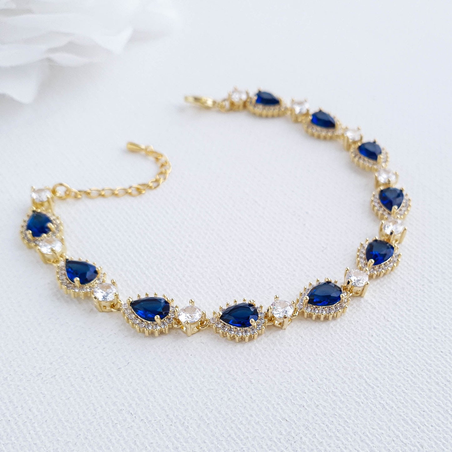 Blue Bridal Bracelet-AOI