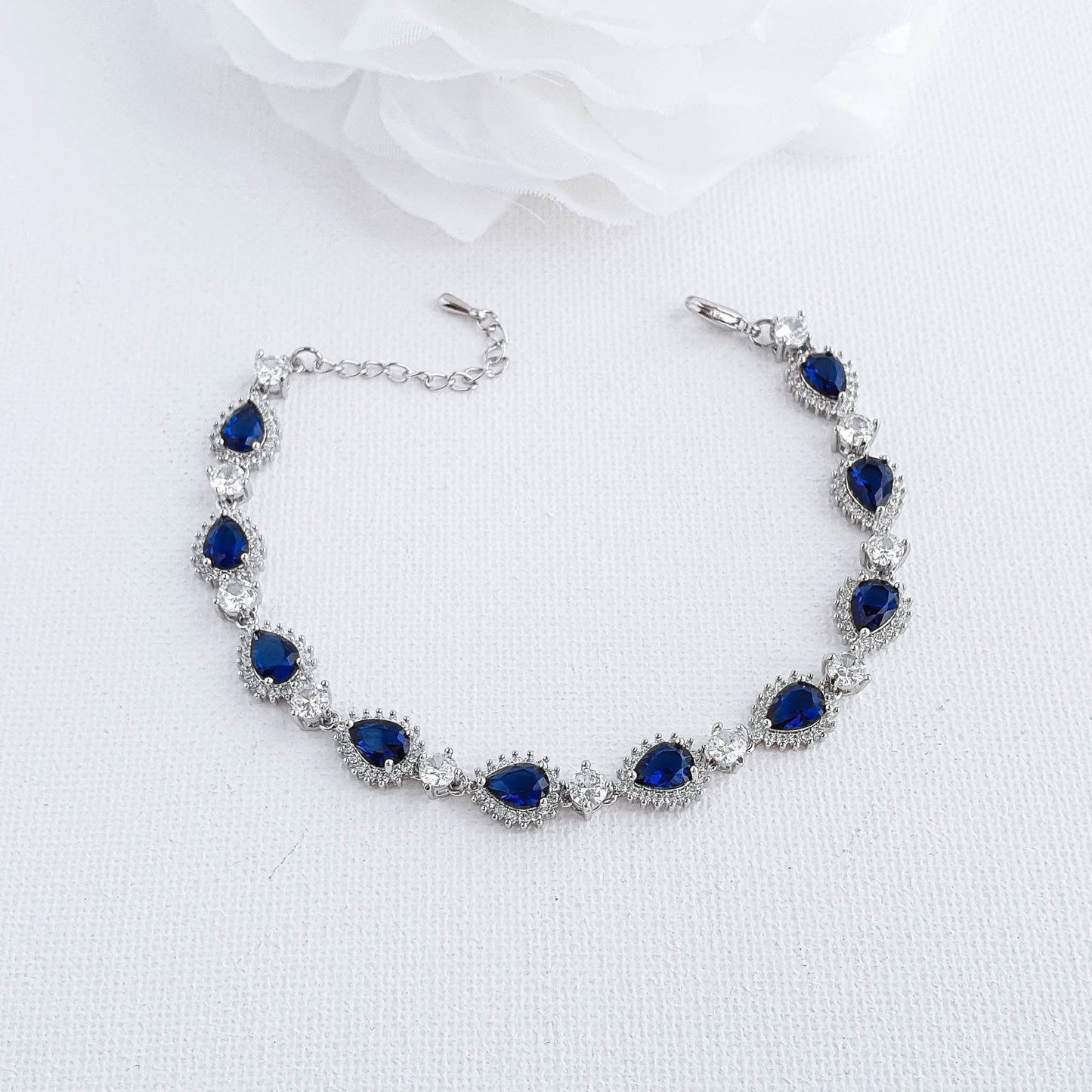 Blue Bridal Bracelet-AOI