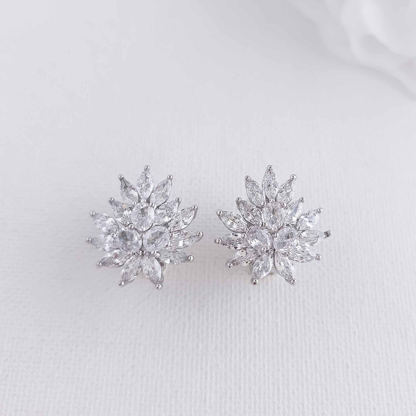 Clip On Stud Earrings-Amanda