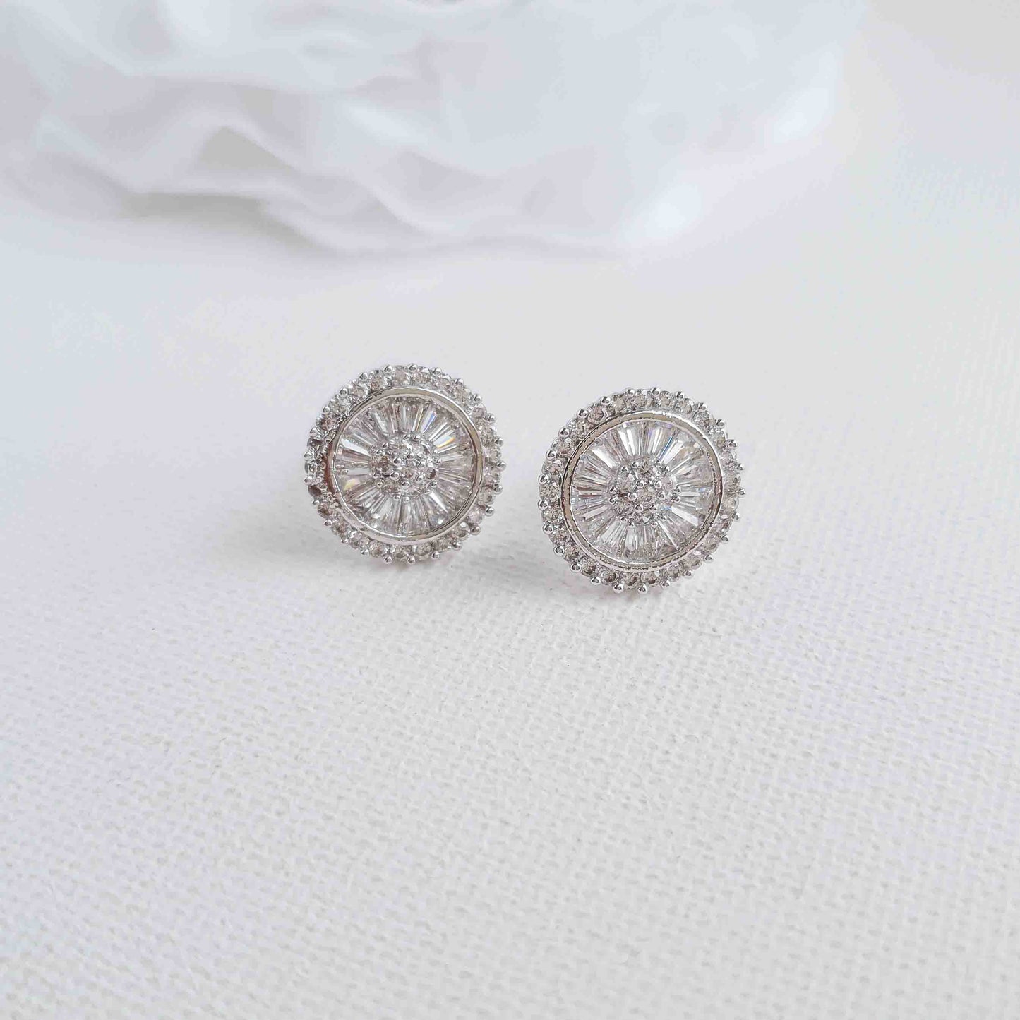 Round Stud Earrings-Aylin